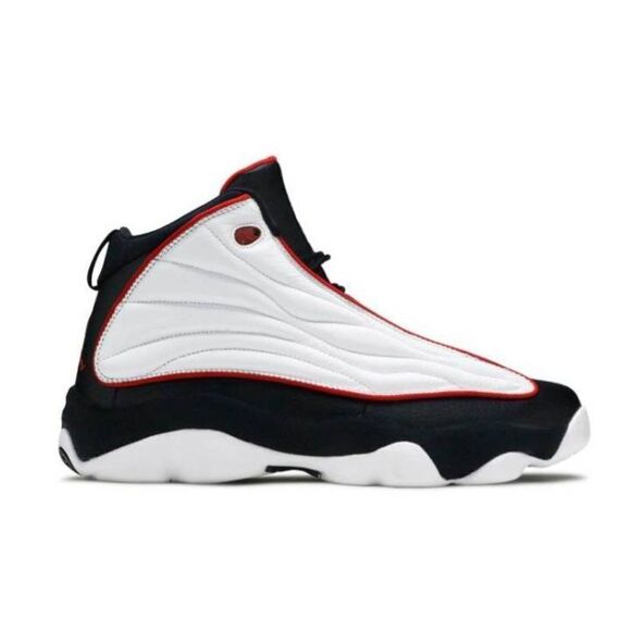 JORDAN PRO STRONG BLACK VARSITY RED Excellent Condition - Picture 1 of 11